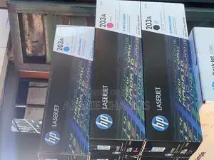Original HP Laserjet Toner 203a and Colors