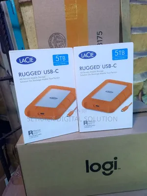 Lacie 5tb Rugged Usb 3.1 Gen 1 Type-c External Hard Drive