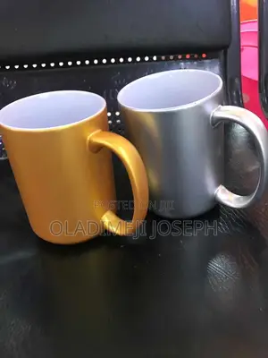 Sublimation Gold or Silver Mug 15oz