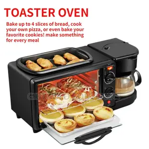 3 in 1 Breakfast Maker Oven Grill and Coffee Maker
