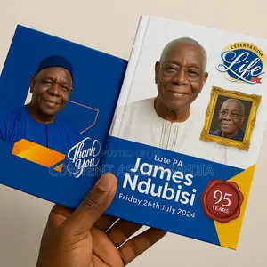 Design and Print Jotter for Burial Ceremony