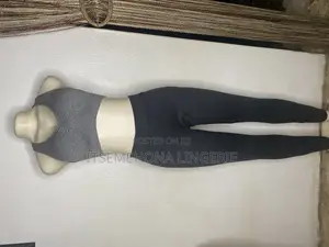 Grey Sport Bra and Leggings Set