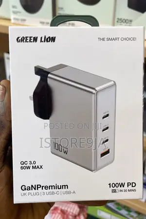 Green Lion Ganpremium 100w Pd Charger