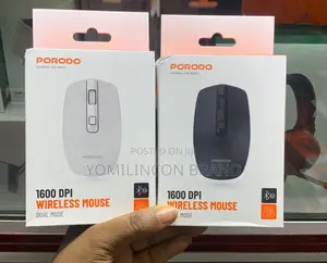 Porodo 2.4g Wireless and Bluetooth Rechargeable Mouse