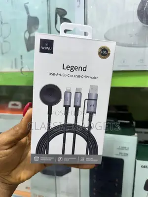 Wiwu Wi-C050 Legend 3 in 2 100w Fast Charging Cable