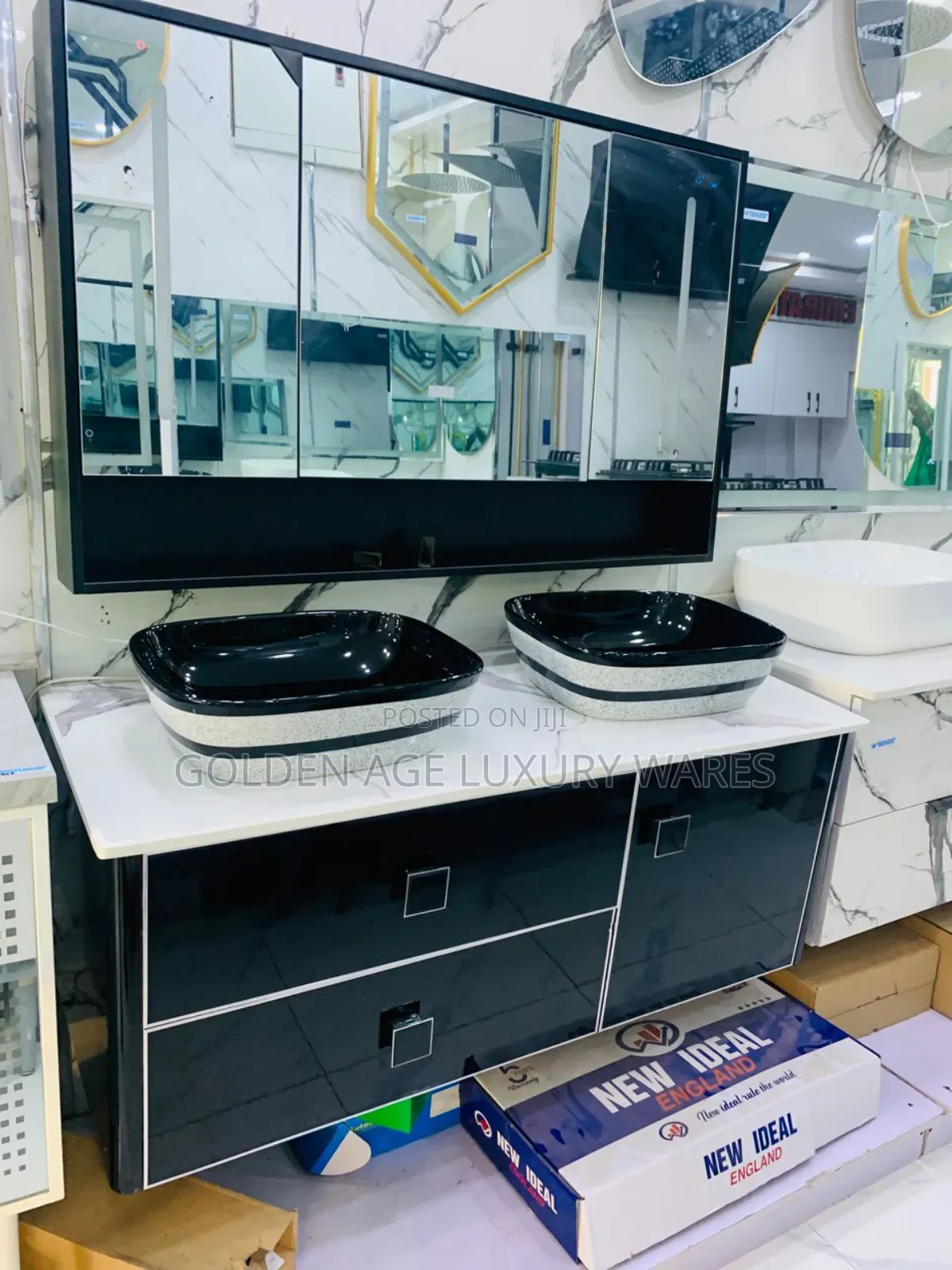 Double Cabinet Basin. (Jb01)