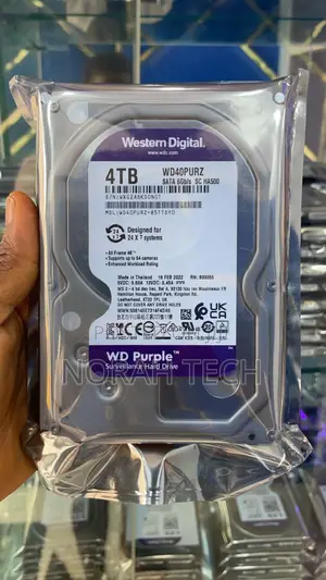 Wd 4tb Surveillance Harddrive for CCTV Cameras