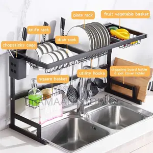 Over the Sink Plate Rack (85cm, Double Sink)