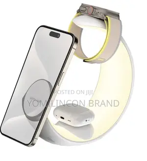 Green Lion Moon Charge 4 in 1 Wireless Charger - White