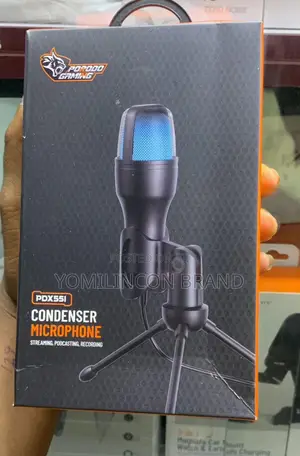 Porodo Gaming Condenser Microphone - Black