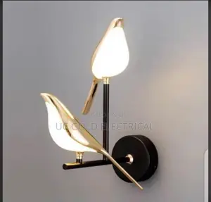 Nordic Golden Bird Led Wall Lights Parlor Bar