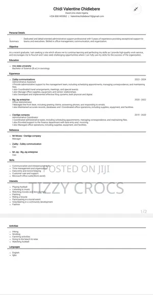 Human Resource Assistant