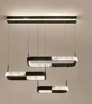 Lamp Black 220 Volts Large Led Chandeliers Modern Pendant