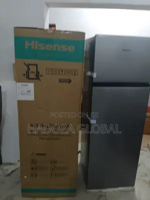 Hisense Ref240dr 240l Double Door Refrigerator – Silver