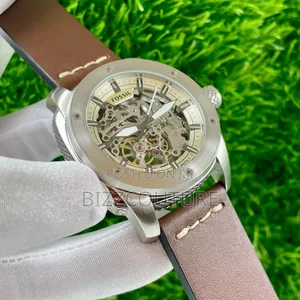 Original Fossil Brown Genuine Leather Strap Watch
