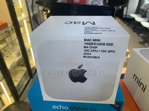 New Desktop Computer Apple Mac Mini M4 16GB Apple M4 SSD 512GB
