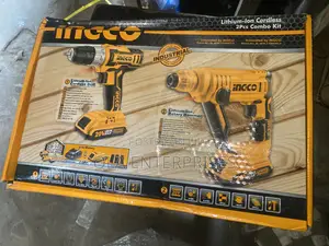 Ingco Lithium Cordless 2-Piece Combo Kit 20v