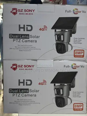 4glte 5mp Ultra Hd Dual Lens Solar PTZ Camera Colorvu