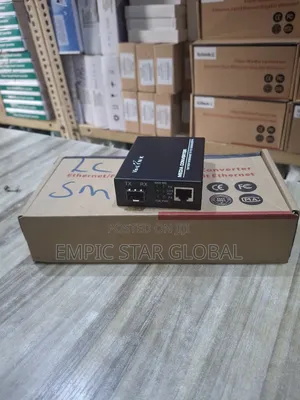 Media Converter 10/100/1000 MBS Lc Single-Mode 2km