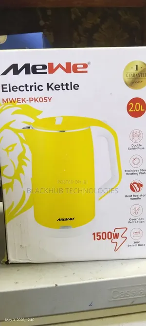 Mewe Electric Kettle 1500 Watts