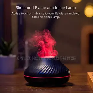 7-Color Led Flame Aroma Diffuser Humidifier