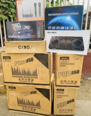 JBL Bundle Set Speaker Sub and Monitor Amplifier