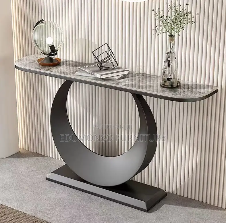 Modern Rounded Edge Console Table