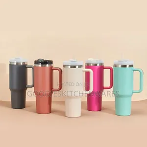 Stainless Steel Insulated Ice Cup With Straw