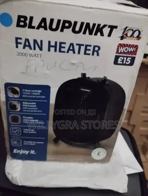 2 In 1 Blaupunkt Fan Force Heater 2000w