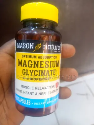 Mason Natural Magnesium Glycinate With Bioperine 240mg-60cap
