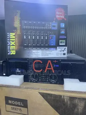Professional Yamaha Mixer 4 Channels And Ca+ Poweramp