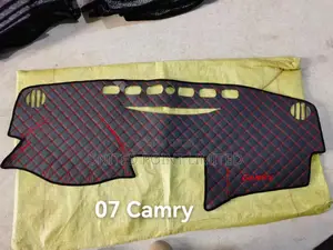 Leather Dashboard Cover for Camry 07 Red