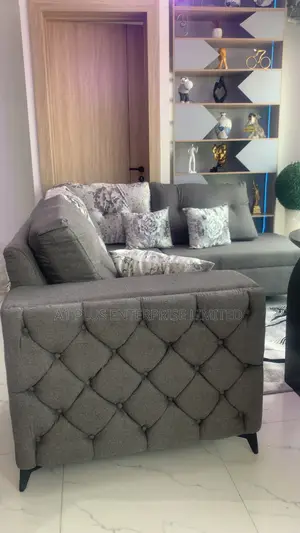 Grey L Shape Sofa