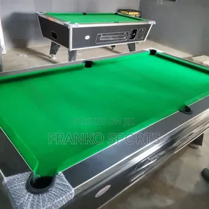 Black Wood Coins Snooker Board