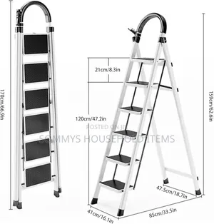 6 Steps Ladder (White Colour)
