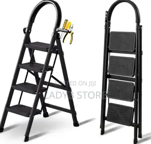 4 Steps Ladder (Black Colour)