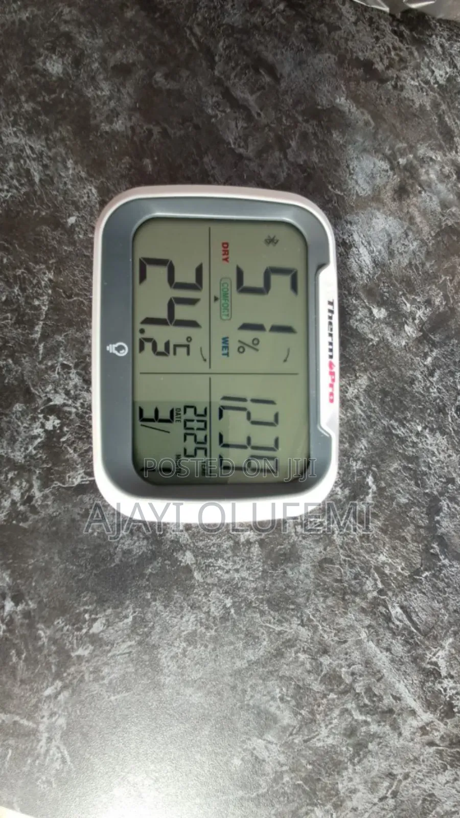 Thermopro Tp393b Thermometer and Clock