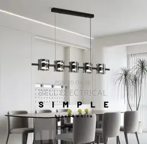 Italian Black Led Pendant Lamp Modern