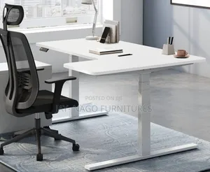 Newly Designed Electric L Shaped Office Table and Chair