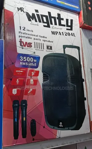 12 Inches Mighty Recharge Public Address Speaker | Mpa1204l