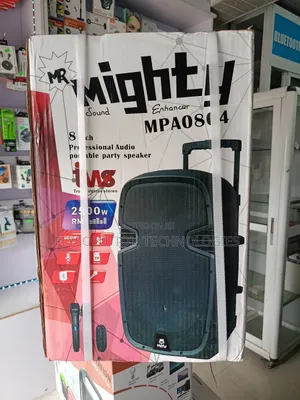 8 Inches Mighty Recharge Public Address Speaker | Mpa0804