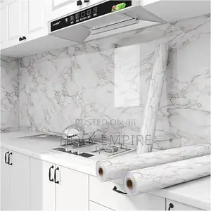 Vinyl Wall Sticker Waterproof Width Marble Self Adhesive