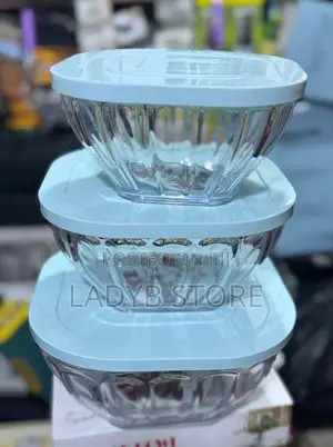 3in1 Acrylics Storage Bowl Set