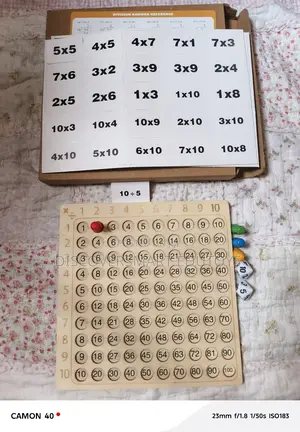 Multiplication and Division Board Game