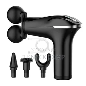 Double Head Electric Massager, 6 Speed Fascia Massage Gun