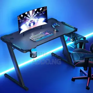 Home and Office Gaming Desk With Led Lights 1.2 Meter