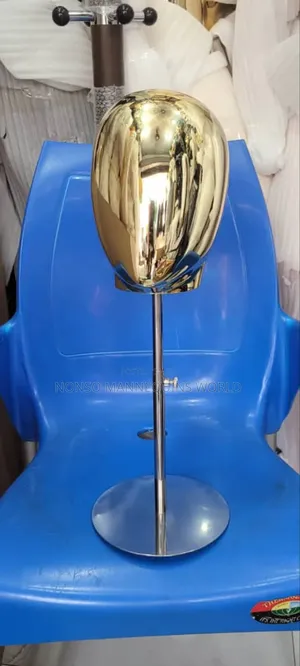 Male Gold Chrome Head For Caps, Hats