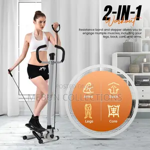 Home Exercise Steppers With Handlebar