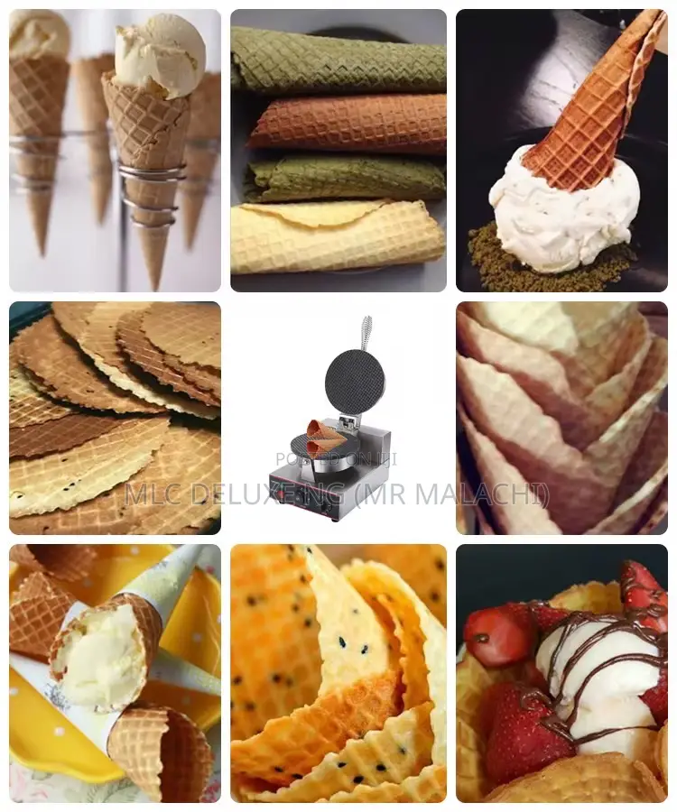 Waffle Cone Maker (Ice Cream Cone Maker and Mold)Single Type