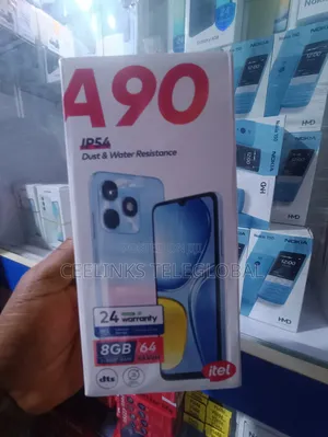 New Itel A90 64 GB Black
